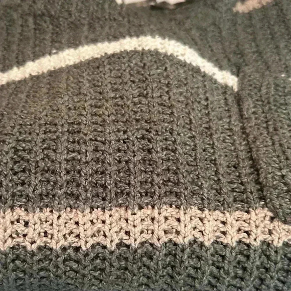 Free People Oversized Greenwich Village Sweater in Green in Size XS - Picture 3 of 6